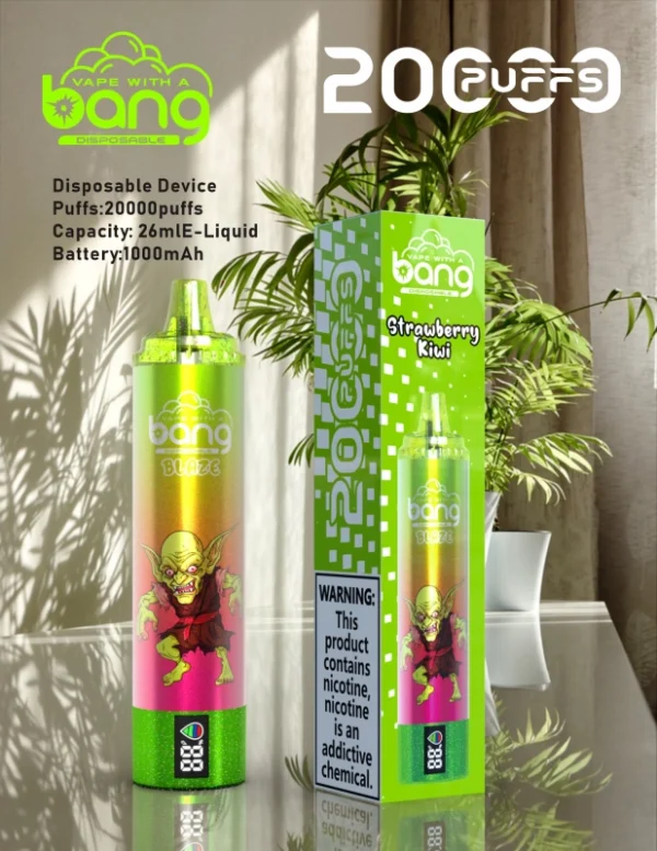 Bang Tornado 20000 Disposable Vape | 20000 Puffs | 26mL E-liquid | Mesh Coil | LED Screen | Type-C Rechargeable