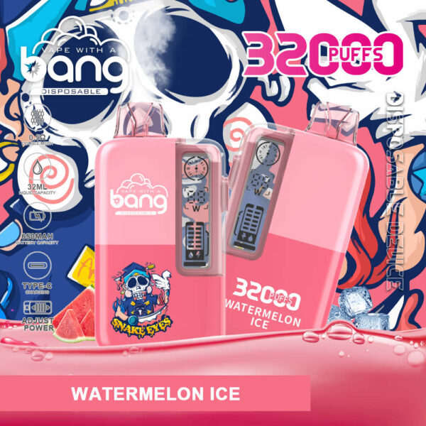 Bang 32000 | High-Capacity Disposable Vape | 32K Puffs | Mesh Coil | Real-Time LED Display