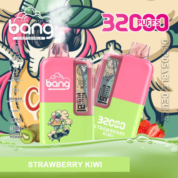 Bang 32000 | High-Capacity Disposable Vape | 32K Puffs | Mesh Coil | Real-Time LED Display