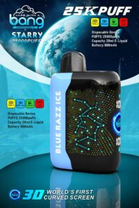 Buy Bang Starry 25000 Disposable Vape – 25000 Puffs, 28mL E-liquid, Type-C Fast Charging, 800mAh Power