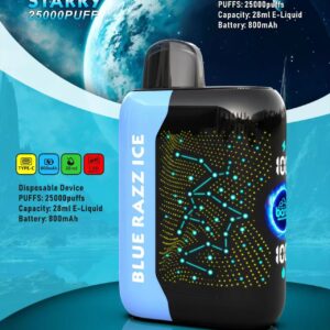Buy Bang Starry 25000 Disposable Vape – 25000 Puffs, 28mL E-liquid, Type-C Fast Charging, 800mAh Power