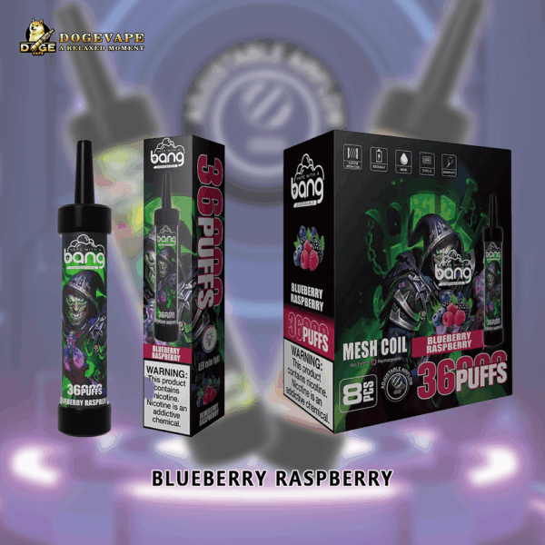 Buy Bang 36000 Disposable Vape – 36000 Puffs, 40mL E-liquid, 650mAh Battery, Mesh Coil Vapor System