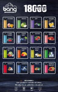 Buy Bang Crown Bar 18000 Disposable Vape – 18000 Puffs, 20mL Juice, Adjustable Airflow, Fast Type-C Recharge