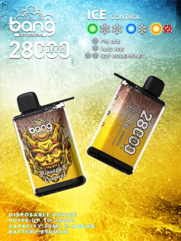 Bang Leader 45000 is a cutting-edge disposable vape that blends high performance with sleek design and flavorful innovation. With an impressive up to 45000 puffs, this powerhouse is crafted for vapers who demand longevity, flavor variety, and tech-savvy convenience in one device.