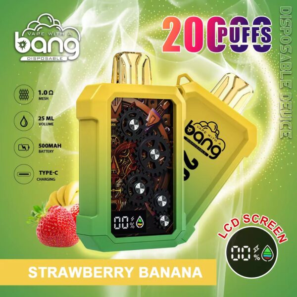 Bang 20000 Gear | Dual Pod Disposable Vape | 20K Puffs | Smart Inhalation Activation | Mesh Coil System