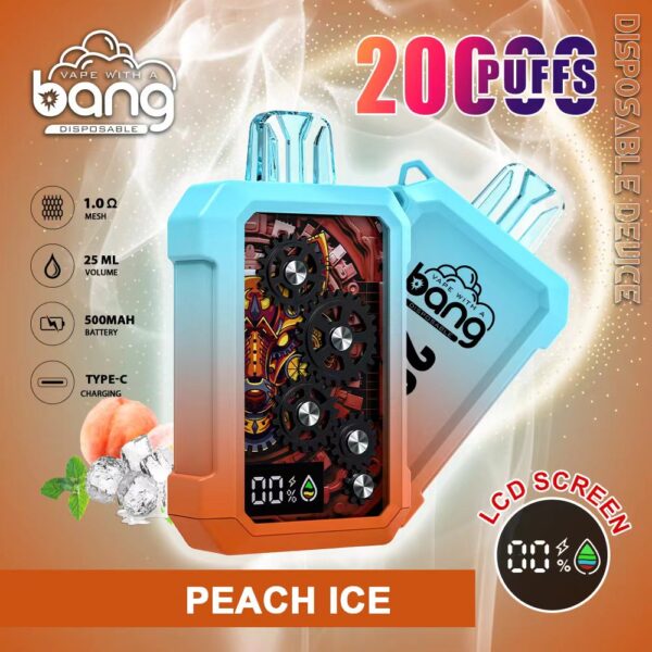 Bang 20000 Gear | Dual Pod Disposable Vape | 20K Puffs | Smart Inhalation Activation | Mesh Coil System