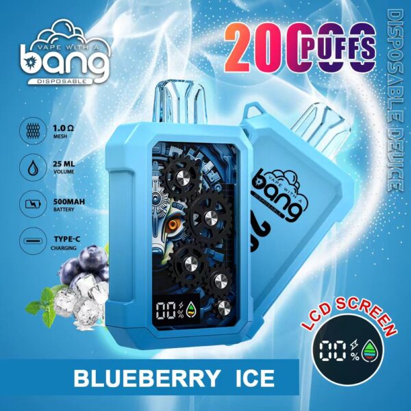 Bang 20000 Gear | Dual Pod Disposable Vape | 20K Puffs | Smart Inhalation Activation | Mesh Coil System