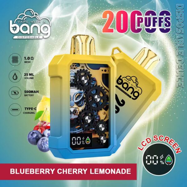 Bang 20000 Gear | Dual Pod Disposable Vape | 20K Puffs | Smart Inhalation Activation | Mesh Coil System