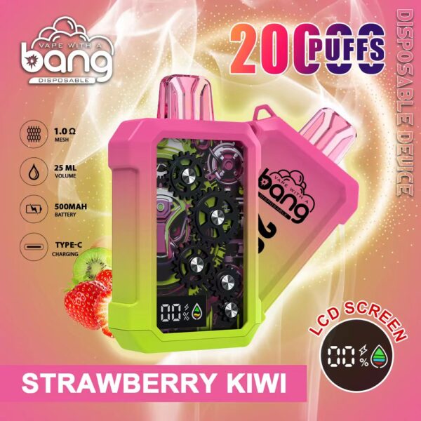 Bang 20000 Gear | Dual Pod Disposable Vape | 20K Puffs | Smart Inhalation Activation | Mesh Coil System