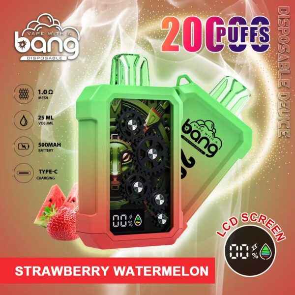 Bang 20000 Gear | Dual Pod Disposable Vape | 20K Puffs | Smart Inhalation Activation | Mesh Coil System