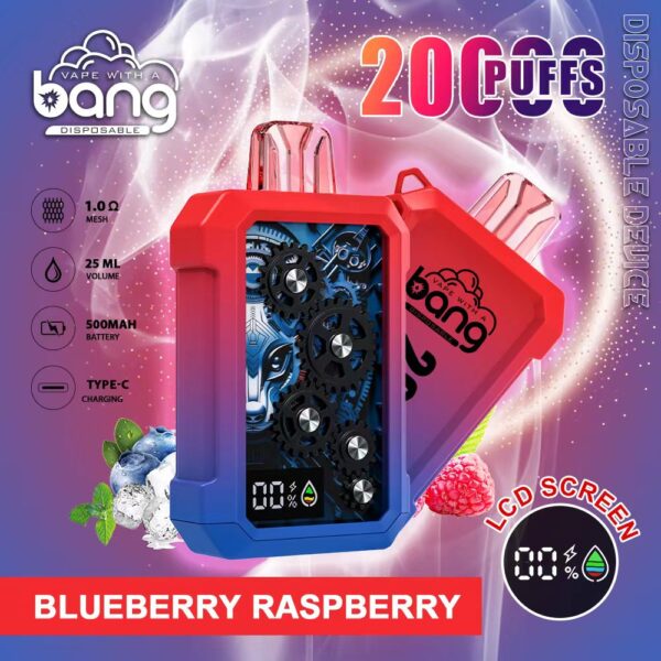 Bang 20000 Gear | Dual Pod Disposable Vape | 20K Puffs | Smart Inhalation Activation | Mesh Coil System