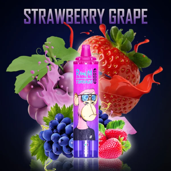 Shop RandM Tornado 15K Disposable – 25mL E-liquid | 15,000 Puffs Vape | 2%/5% Salt Nicotine | Mesh Coil Vape | Type-C Fast Charge | 850mAh Battery | Giant Clouds | Digital Screen Vape | Premium Flavors