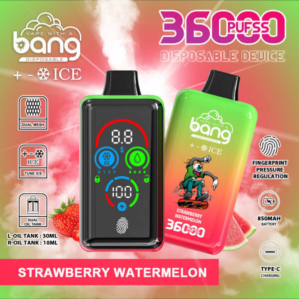 Bang 36000 Ice Level | High-Capacity Disposable Vape | 36K Puffs | Type-C Rechargeable | Full Smart Display