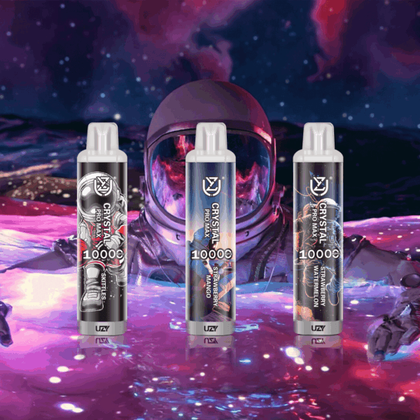 Shop UZY Crystal Pro Max 10k – 10,000 Puff Vape | 16ml E-liquid | 650mAh Rechargeable Battery | Type-C Fast Charging | RGB Light Vape | Mesh Coil 1.0Ω | 0–5% Salt Nicotine | Disposable Vape Pen