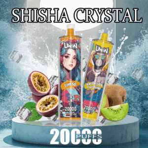 Buy Uwin Shisha Hookah Crystal 20000 Vape | Mesh Coil | 20,000 Puffs | Direct-to-Lung | Type-C Rechargeable | LED Indicator | 0-5% Nicotine