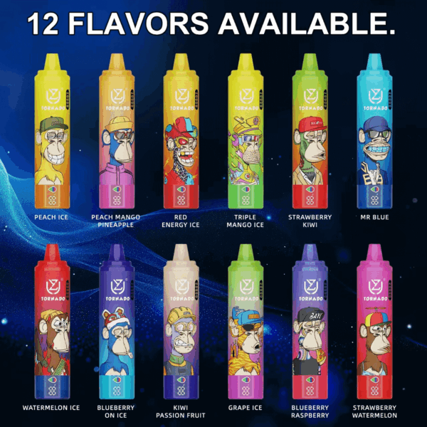 Shop UZY Tornado 20000 Vape – 23mL Pod | 20,000 Puffs | 0%-5% Nicotine Salt | 850mAh Rechargeable Battery | Type-C Fast Charging | Mesh Coil Disposable | 12 Flavor Options | Sleek Long-Lasting Vape
