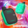 Buy fizzy Boom 13000 Vape – 21mL | 13,000 Puffs | Mesh Coil | Compact Size | Metal Paint Finish | LCD Display | 2% 5% Nicotine Strength
