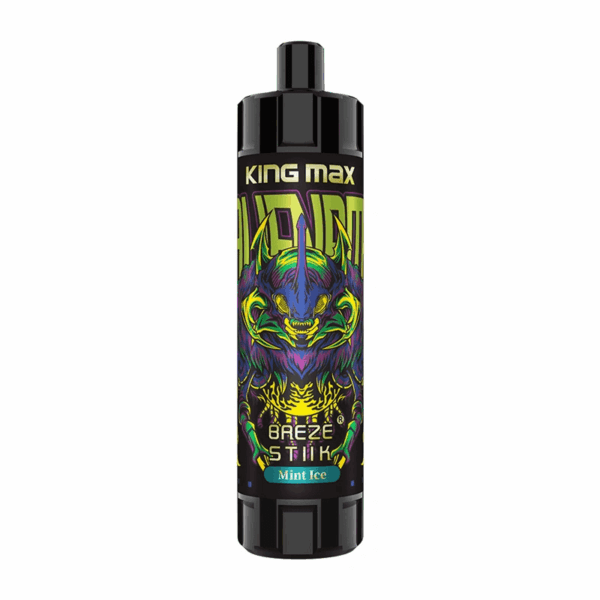 Breze Stiik BS KingMax 10000 Puffs Vape | Mesh Coil | Type-C Rechargeable | 20ml | 850mAh Battery | Adjustable Airflow | 0%/1%/2% Nicotine | Sub-Ohm DTL | Disposable Vape