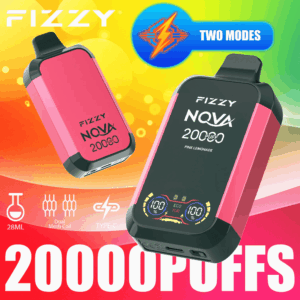 Buy fizzy Nova 20000 Vape – 28mL | 20,000 Puffs | Mesh Coil | Type-C Fast Charging | 2% 5% Nicotine Salt | Sleek Design | 24 Flavor Options