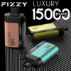 fizzy Luxury 15000 Disposable Vape | 15K Puffs | 22mL E-liquid | Mesh Coil | 2%/5% Nicotine | 650mAh Type-C Recharge | 12 Flavors