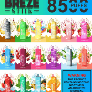 Buy BS BS8500 Vape | 8500 Puffs | Mesh Coil | 2% 5% Nicotine Salt | 600mAh Battery | 17mL E-liquid | USB-C Fast Charging | Breze Stiik