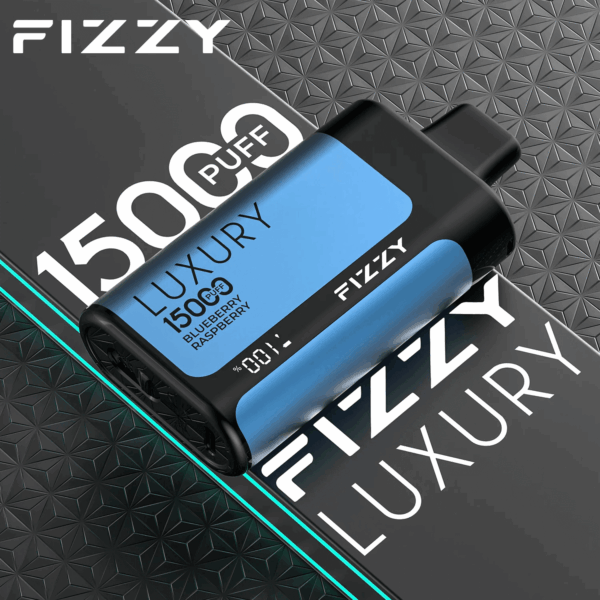 fizzy Luxury 15000 Disposable Vape | 15K Puffs | 22mL E-liquid | Mesh Coil | 2%/5% Nicotine | 650mAh Type-C Recharge | 12 Flavors