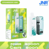 Buy JNR Power Mate 30000 Vape | 30K Puffs | 2% Nicotine | Built-in 5000mAh Power Bank | 19ml Capacity | Dual Mesh Coil | Smart Display | Type-C Charging