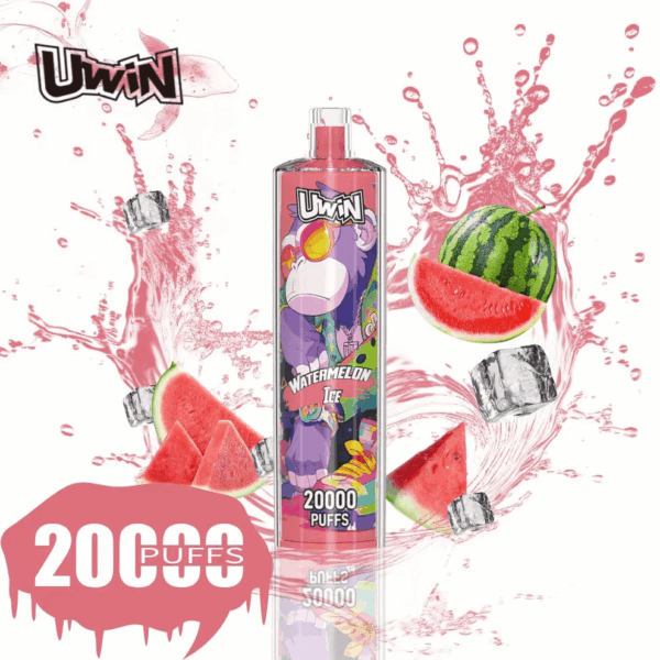 Buy Uwin Shisha Hookah Crystal 20000 Vape | Mesh Coil | 20,000 Puffs | Direct-to-Lung | Type-C Rechargeable | LED Indicator | 0-5% Nicotine