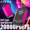 Buy fizzy Nova 20000 Vape – 28mL | 20,000 Puffs | Mesh Coil | Type-C Fast Charging | 2% 5% Nicotine Salt | Sleek Design | 24 Flavor Options