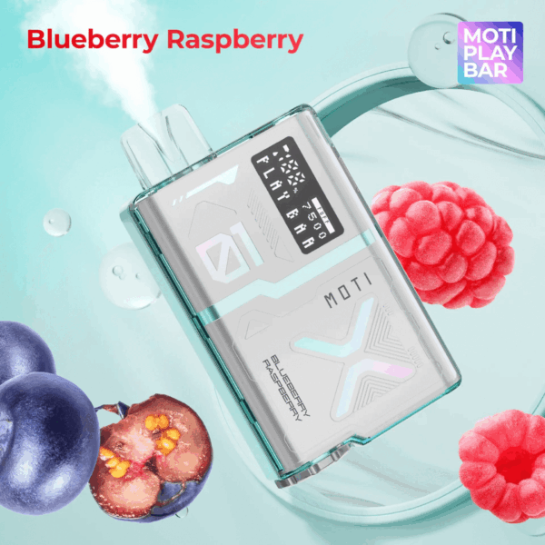 Buy MOTI PLAY BAR 7500 – Disposable Vape | 7500 Puffs | 14mL | 5% Salt Nic | Rechargeable Mesh Coil MTL Device