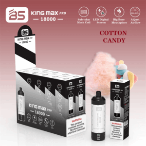 Breze Stiik BS Kingmax Pro 18000 Puffs Vape | Mesh Coil | Type-C Rechargeable | 24ml | 600mAh Battery | LED Screen | Adjustable Airflow | 0%/1%/2% Nicotine | Leather Grip