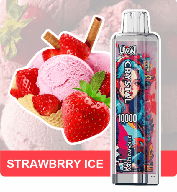 Shop Uwin Crystal 10000 Vape – 10K Puffs | 18ml E-liquid | Rechargeable 650mAh | Mesh Coil | RGB Lights | Type-C Port | 0-5% Nicotine