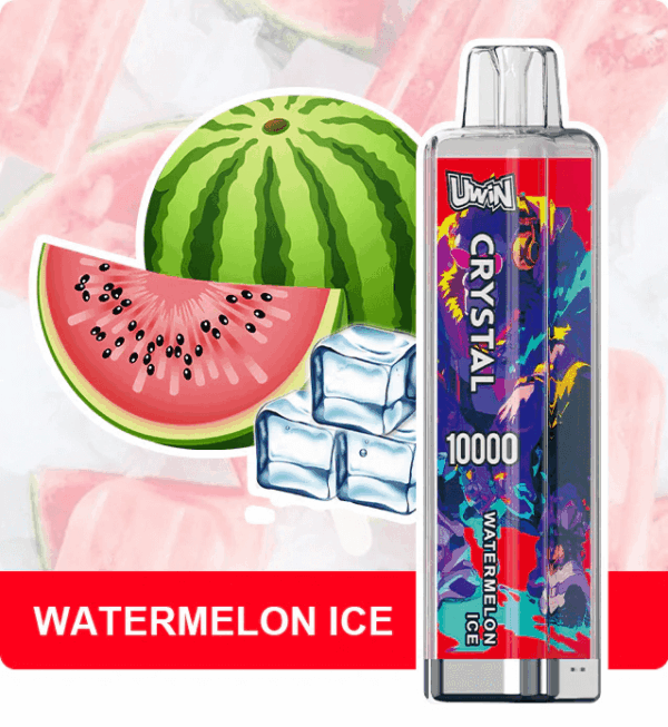 Shop Uwin Crystal 10000 Vape – 10K Puffs | 18ml E-liquid | Rechargeable 650mAh | Mesh Coil | RGB Lights | Type-C Port | 0-5% Nicotine