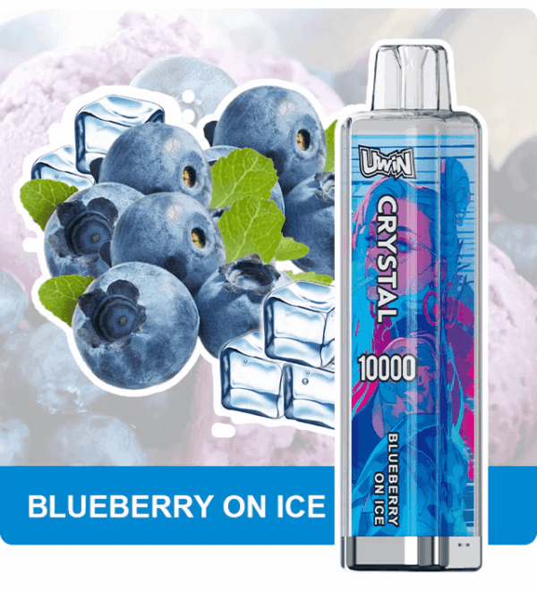Shop Uwin Crystal 10000 Vape – 10K Puffs | 18ml E-liquid | Rechargeable 650mAh | Mesh Coil | RGB Lights | Type-C Port | 0-5% Nicotine