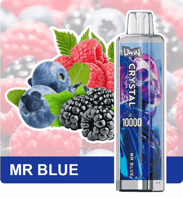 Shop Uwin Crystal 10000 Vape – 10K Puffs | 18ml E-liquid | Rechargeable 650mAh | Mesh Coil | RGB Lights | Type-C Port | 0-5% Nicotine
