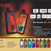 BS BLAZE 10000 | Breze Stiik Disposable Vape | 18ml E-liquid | 10000 Puffs | Mesh Coil 1.2Ω | 650mAh Battery | Type-C Charging | 2% 5% Nicotine