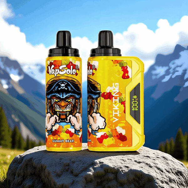 Buy VapSolo Viking 12000 Vape | 12K Puffs | Pre-filled 22mL Tank | 2%-5% Nicotine Options | 650mAh Battery | Adjustable Airflow | Mesh Coil | Type-C Fast Charging | Disposable Vape Pen