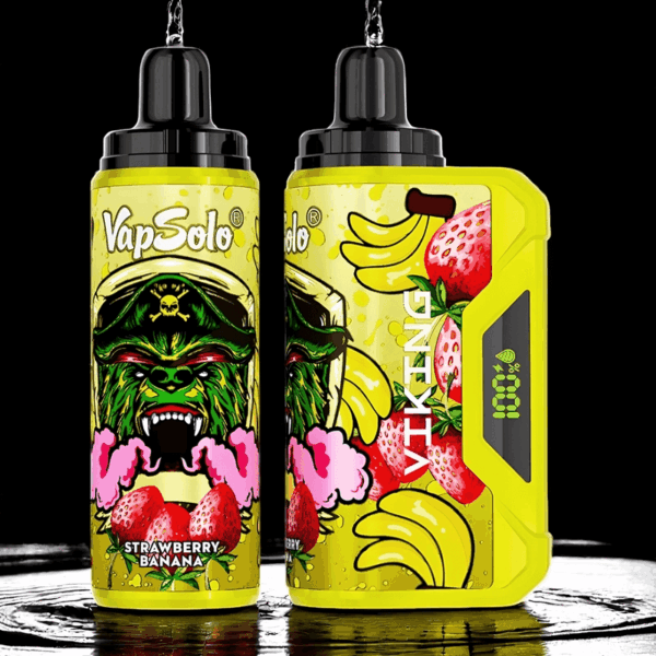 Buy VapSolo Viking 12000 Vape | 12K Puffs | Pre-filled 22mL Tank | 2%-5% Nicotine Options | 650mAh Battery | Adjustable Airflow | Mesh Coil | Type-C Fast Charging | Disposable Vape Pen