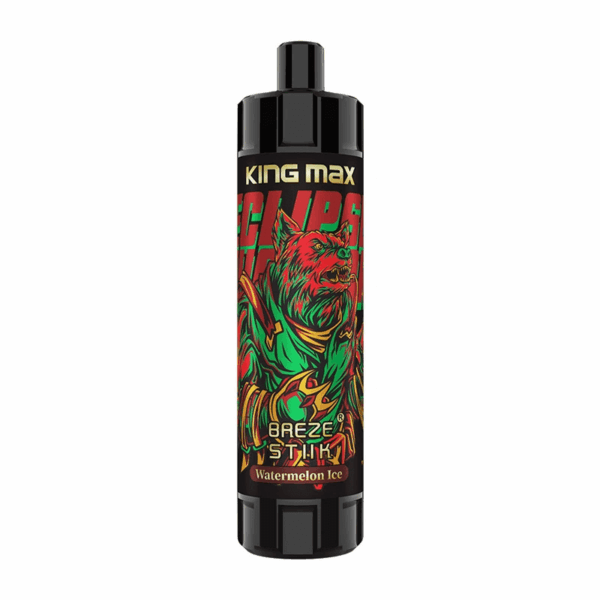 Breze Stiik BS KingMax 10000 Puffs Vape | Mesh Coil | Type-C Rechargeable | 20ml | 850mAh Battery | Adjustable Airflow | 0%/1%/2% Nicotine | Sub-Ohm DTL | Disposable Vape