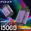 fizzy Luxury 15000 Disposable Vape | 15K Puffs | 22mL E-liquid | Mesh Coil | 2%/5% Nicotine | 650mAh Type-C Recharge | 12 Flavors