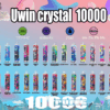 Shop Uwin Crystal 10000 Vape – 10K Puffs | 18ml E-liquid | Rechargeable 650mAh | Mesh Coil | RGB Lights | Type-C Port | 0-5% Nicotine