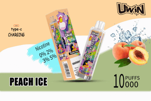 Shop Uwin Crystal 10000 Vape – 10K Puffs | 18ml E-liquid | Rechargeable 650mAh | Mesh Coil | RGB Lights | Type-C Port | 0-5% Nicotine