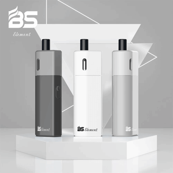 BS Element Refillable by Breze Stiik | Reusable Vape | 2ml Tank | 20W Power | Visible Liquid | Type-C Charging | Mesh Coil | 950mAh Battery | DTL Ready