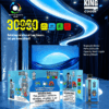 Buy Bang King 30000 Vape | 30K Puffs | Pre-filled 36mL Tank | 0%-5% Nicotine Options | 550mAh Battery | Disposable Vape Pen | 12 Dual Flavor Blends | Type-C Fast Charging | Mesh Coil Technology