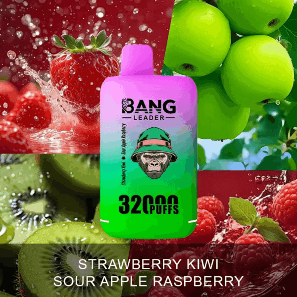 Buy Bang Leader 32000 Vape | 32K Puffs | Pre-filled 56mL Dual Tanks | 0%-5% Nicotine Options | 650mAh Battery | Disposable Vape Pen | 18 Flavor Selections | Type-C Fast Charging | Smooth Mesh Coil Technology