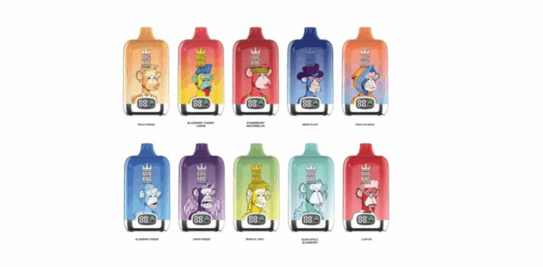 Buy Bang King Smartscreen 15000 Vape | 15K Puffs | Pre-filled 25mL Tank | 0%-5% Nicotine Options | 650mAh Battery | Disposable Vape Pen | 10 Flavor Selections | Type-C Fast Charging | Mesh Coil Technology