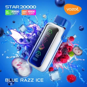 Buy Vozol Star 20K Vape | 20K Puffs | 5% Nicotine | Dual Mode Eco & Power | 650mAh Battery | Mirror Screen | Dual Mesh Coil | Type-C Charging | Disposable Vape Pen