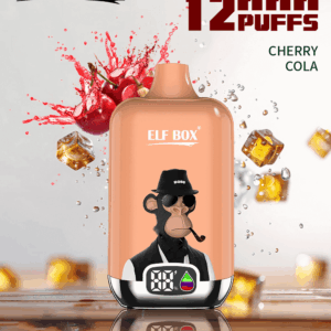 Buy Elf Box Digital 12000 Vape | 12000 Puffs | LED Display Vape Pen | 0.8Ω Mesh Coil | 25mL Salt Nic | Rechargeable Type-C | 13350 500mAh Battery | Lightweight 82g | 0–5% Nicotine | 20 Flavors