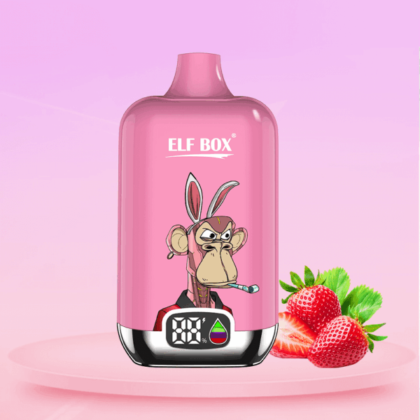 Buy Elf Box Digital 12000 Vape | 12000 Puffs | LED Display Vape Pen | 0.8Ω Mesh Coil | 25mL Salt Nic | Rechargeable Type-C | 13350 500mAh Battery | Lightweight 82g | 0–5% Nicotine | 20 Flavors