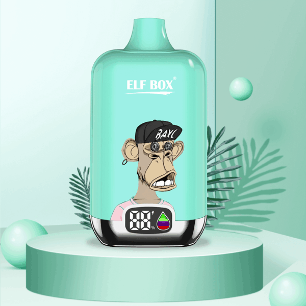 Buy Elf Box Digital 12000 Vape | 12000 Puffs | LED Display Vape Pen | 0.8Ω Mesh Coil | 25mL Salt Nic | Rechargeable Type-C | 13350 500mAh Battery | Lightweight 82g | 0–5% Nicotine | 20 Flavors